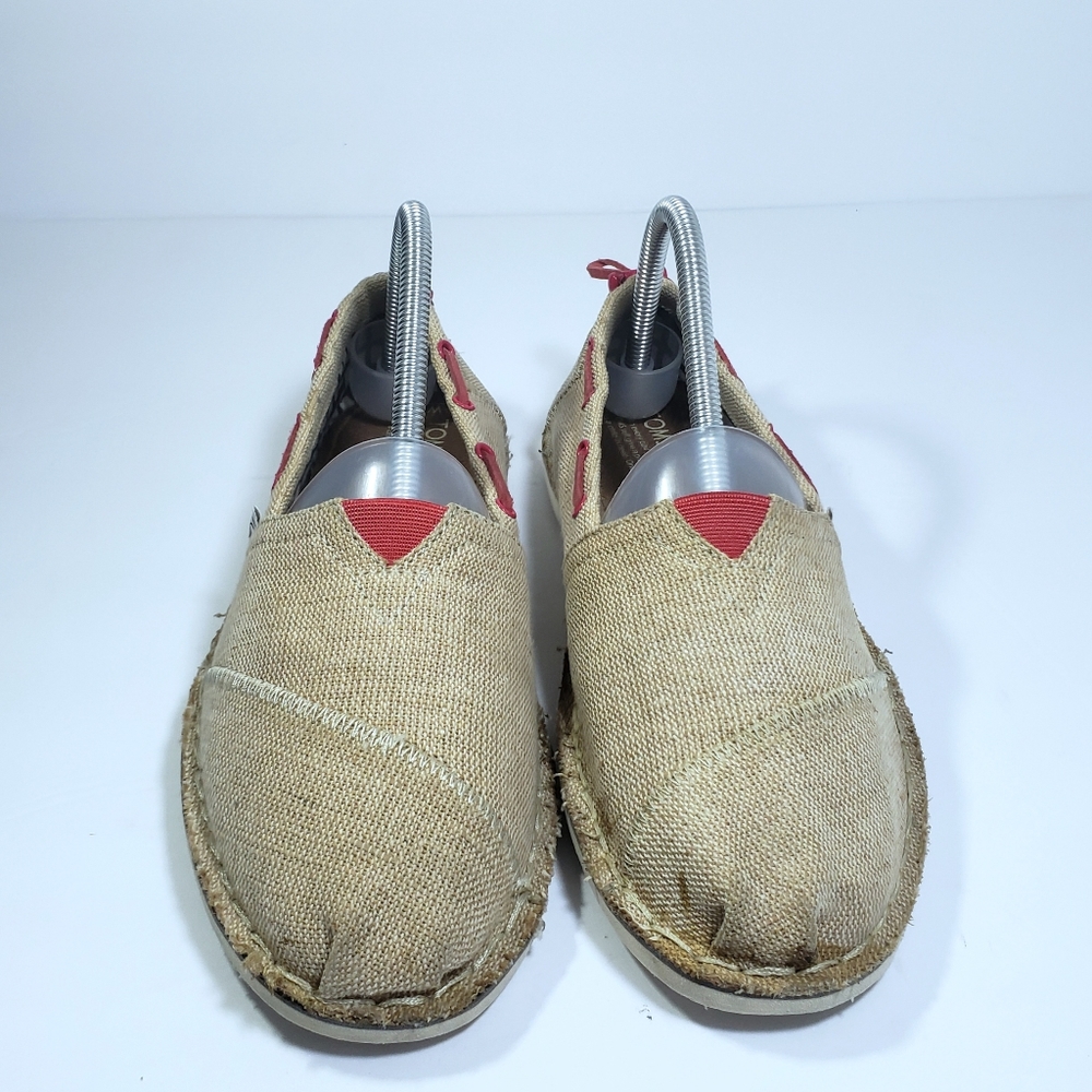 Toms Classic Tan Canvas Slipon Ballet Flats - Picture 2 of 7
